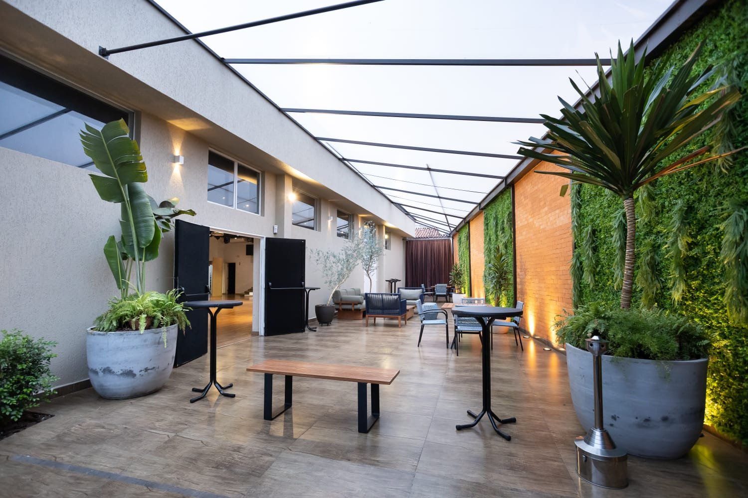 Área externa lounge